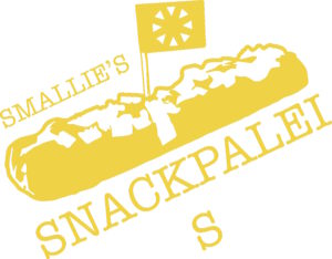 LOGO SMALLIES SNACKPALEIS geel